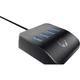Док-станція HP USB Hub Splitter, високошвидкісний USB-подовжувач 3.0 з одним портом та кількома портами, USB-кабель-подовжувач, адаптер-конвертер для ноутбука, док-станція розширення для робочого столу, 0,5 м - изображение 1