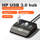 Док-станція HP USB Hub Splitter, високошвидкісний USB-подовжувач 3.0 з одним портом та кількома портами, USB-кабель-подовжувач, адаптер-конвертер для ноутбука, док-станція розширення для робочого столу, 0,5 м - изображение 4