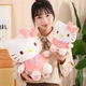 Мягкая игрушка Hello Kitty Sanrio, плюшевая подушка, подарок на день рождения и Новый год для девочек, 30 см. - изображение 1