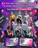 Набор фигурок Кпоп Охотиницы на демонов KPop Demon Hunters 6 шт: Руми, Мира, Зои детские игрушки 8 см - изображение 1