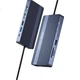Док-станція розширення Acasis Dual HDMI, док-станція розширення USB, док-станція розширення DP, кабель-подовжувач для чотирьох екранів, док-станція-подовжувач USB, сумісний з Type-C, підходить для Apple та Huawei, DS-0202 - зображення 1