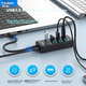 USB-хаб Youlianxing USB 3.0, 4 порта, 1 метр, с переключателями, для ноутбуков и настольных компьютеров, онлайн-банкинг, USB-накопители, многопортовый адаптер U304-1 - изображение 4