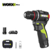 Электродрель WORX 12V 50N Smart Mini WU135.2 (2,5 Ач, двойной аккумулятор), пистолетная дрель, шуруповерт, электрическая отвертка. - изображение 9