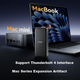 Корпус для жорсткого диска Lexar E750 USB4, 40 Гбіт/с Thunderbolt 4, тиха передача даних з охолодженням, портативний корпус для жорсткого диска M.2 NVMe для зовнішнього SSD-накопичувача, сумісний з Apple Mac Mini - зображення 5