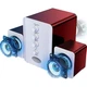 Настольные компьютерные колонки Saida с Bluetooth, компактные, 2.1-канальные, сабвуфер, высокое качество звука, большая громкость, для дома, игр, офиса, проводное подключение через USB, модель D-202. - зображення 3