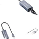 Сетевая карта Lenovo Ecosystem Yinengzhe USB 3.0 Gigabit Wired Network Card в кабель RJ45 Ethernet, конвертер, разветвитель, адаптер гигабитного сетевого порта, USB-конвертер Ethernet для ноутбуков и настольных компьютеров. - изображение 3
