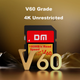 Карта пам'яті DM SDXC 128GB Class 10 UHS-I U3 V60 (SD-V60) - зображення 3