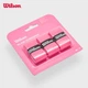 Пов'язка на голову Wilson SLAM Series Sticky Grip Sweatband, 3 шт., неоново-рожевий колір, WR8448801001 - зображення 7