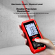 DELIXI ELECTRIC Лазерний далекомір, інфрачервона лазерна лінійка, ручна міліметрова електронна лінійка, високоточний інструмент для вимірювання кімнати для дизайнерів, діапазон 120 м - изображение 8
