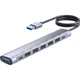 Розгалужувач USB 2.0 Youlianxing на 8 портів, довжина 1,2 м, для настільного ПК, ноутбука, миші, клавіатури, принтера та USB-накопичувача 508LAP - зображення 1
