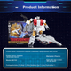 Игрушечная машинка-трансформер для мальчиков, Tianzun Generation, Big Brave Commander Class Flying Taibao Silver Arrow G0752 - изображение 8
