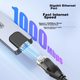 Док-станция расширения UNITEK Type-C, многофункциональный концентратор с гигабитным Ethernet-портом, адаптер USB 3.0, преобразователь сетевого кабеля HDMI, адаптер RJ45, подходит для ноутбуков Apple и Huawei. - изображение 5