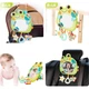 Подвесное украшение Jollybaby Baby, игрушечная машинка для детского автокресла, зеркало для наблюдения за ребенком в автомобиле, забавное автомобильное зеркало в виде обнимающей лягушки. - изображение 1