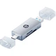 Устройство для чтения карт памяти HP Type-C, SD-карт, TF-карт, высокоскоростная передача данных 3.0, поддержка обмена данными, совместимо с телефонами, компьютерами и планшетами Apple. - изображение 3