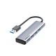 Адаптер USB-хабу ThinkPad Lenovo, конвертер-хаб, док-станція розширення для ноутбука, подовжувач USB, USB-хаб LA04B 1 м металевий - изображение 7