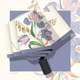 Высококачественный солнцезащитный зонт Fanyejia, защита от УФ-излучения, ручной, двойного назначения для солнечных и дождливых дней, компактный портативный, черный гелевый солнцезащитный зонт для женщин. - изображение 7