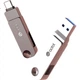 ASUS Aduo 128GB Type-C USB3.2 Flash Drive Dual Interface Compatible with Phones And Computers, High-Speed Big Capacity USB Drive PM310 Meteor Gray - изображение 2