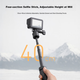 Селфі-палиця Jingxuan міні зі штативом швидкознімна 15-40 см для DJI Action / GoPro - зображення 4