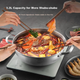Кастрюля Maxcook MCT2010 из нержавеющей стали 304, 28 см, трехслойная - изображение 4