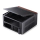 Корпус JONSBO NV10 Black, ITX Mini Desktop Case (корпус из алюминиевого сплава толщиной 3,3 мм, отделка из североамериканского черного ореха, форм-фактор ITX, объем 4,5 л, кабель-адаптер PCIe 4.0) - изображение 10