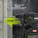 Аккумуляторная бесщеточная ударная дрель WORX 20 В WE381.1 (4,0 Ач, один аккумулятор), литий-ионный электрический инструмент для сверления бетона. - изображение 5