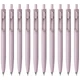 Ручки гелевые Uni Mitsubishi Uni-Ball One UMN-SF 0.38 мм, розовый корпус, 10 шт - изображение 11