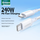 Кабель UGREEN PD240W Type-C - Type-C для быстрой зарядки 100Вт, 2м - изображение 4