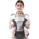 Bébéar All-Season Portable Lightweight Mom's Baby Carrier Waist Stool C26 Cloud Version - Amber Gray - изображение 2