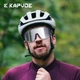 Велосипедные очки KAPVOE с защитой от запотевания, для дневного и ночного использования, фотохромные, профессиональные ветрозащитные очки для шоссейных велосипедов, спортивные очки для мужчин и женщин. - изображение 9