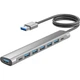 USB-концентратор Youlianxing с 8 портами, длиной 2 метра, USB 3.0, адаптер One-To, подходит для настольных компьютеров Apple и Huawei, ноутбуков, мышей, клавиатур и жестких дисков. - изображение 2