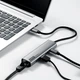 Док-станция расширения Lenovo Type-C — RJ45 Ethernet, сетевой кабель-конвертер 100 Мбит/с, USB-концентратор для ноутбуков, удлинитель, док-станция расширения Hub BY02-RC, 100 Мбит/с - изображение 6