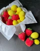 Зефір полуниця та лимон в подарунковій коробці 21см honeycake - зображення 3