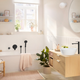 Змішувач для ванни HANSGROHE REBRIS S 72466670, чорний/матовий, прихований монтаж - изображение 3