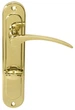 Ручка на планці Comit 119/009 (200 * 40mm) 72мм полірована латунь WC (7466) 4708 - изображение 1