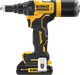 Заклепочник для глухих заклепок DeWalt XR 18 V 2.4-4.8 мм з 2 акумуляторами 2 Аг (DCF403D2GT-QW) - зображення 2