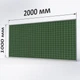 Магнітна крейдяна дошка ТСО зелена 100×200 см, у клітинку - изображение 1