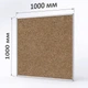 Коркова дошка ТСО для об`яв і нотаток 100×100 см - зображення 1