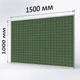 Магнітна крейдяна дошка ТСО зелена 100×150 см, у клітинку - зображення 1