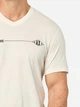 Футболка бавовняна довга чоловіча Armani Exchange 524721250 2XL Молочна з принтом (1159863298) - зображення 3