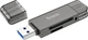 Кардрідер Hoco HB39 USB/Type-C 3.0 high-speed card reader Metal Gray (6942007604819) - зображення 4