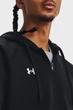 Джемпер чоловічий UA Rival Fleece FZ Hoodie 1379767-001 l, чорний - изображение 2