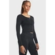 Лонгслів жіночий Under Armour Train Seamless LS 1379150-001 l, чорний - изображение 6
