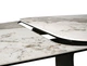 Стол обеденный раскладной кухонный Infinity Ceramic (160–240)×95 см Керамика Белый / Медный каркас Signal - изображение 10