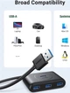 USB-хаб Ugreen CR113 USB 3.0 Hub 1 м Black (UGR-20291) - изображение 7