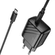 Сетевое зарядное устройство Hoco CS24A, 1Type-C PD, QC 25W, Type-C to Type-C, Черный - изображение 4