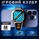 Игровой кулер для охлаждения телефона + напальчники DY09 игровой вентилятор кулер на смартфон телефон мобильный + 2 напальчника - изображение 1