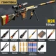 Игрушка снайперская винтовка M24 109 см черно-золотая с оптическим прицелом и магазином детское игрушечное оружие для детей - изображение 2