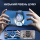 Игровой кулер DY08 охладитель смартфона черный с LED подсветкой быстрого охлаждения, тихий, компактный - изображение 5