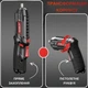 Аккумуляторная отвертка ARIDOO 8.8V с USB зарядкой магнитным держателем и битами мини шуруповерт для дома и мебели - изображение 4