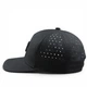 Бейсболка-кепка NB Snapback черная Rip-Stop с перфорацией, летняя унисекс, регулируемая 56-59 см - изображение 3